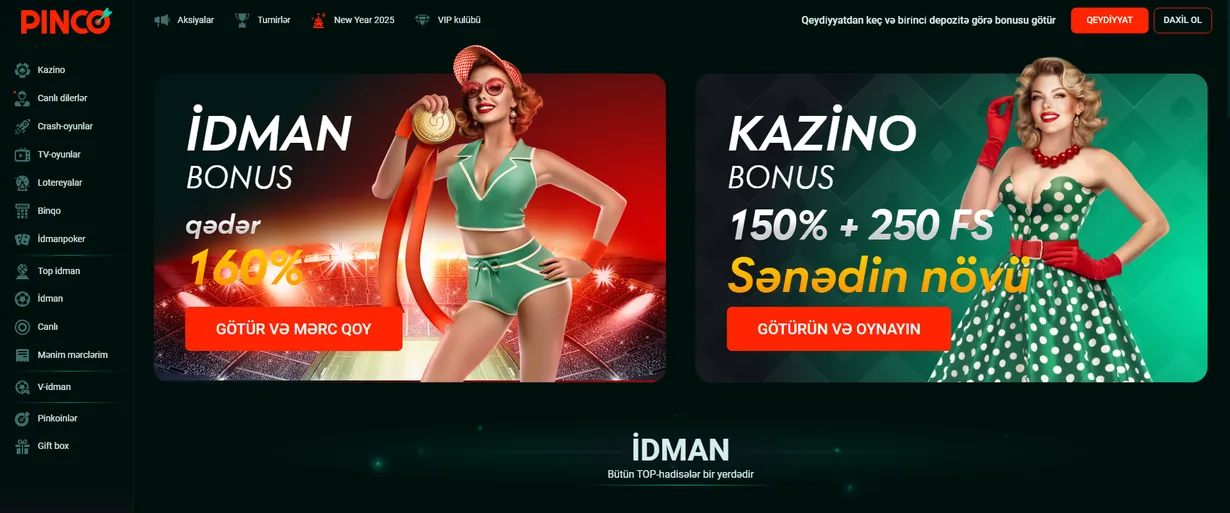 Pinco App yükləmə prosesi
